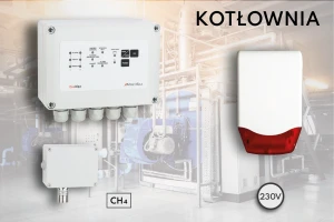 System Detekcji Gazu do kotłowni z 1 czujnikiem